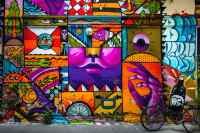 Art Graffiti #2 - Wall calendar printed on premium quality  paper.