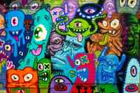 Art Graffiti - Wall calendar printed on premium quality  paper.
