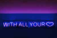 Art Neon Signs - Wall calendar printed on premium quality  paper.